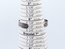 Sterling Silver Turquoise Fred Harvey ERA cuff bracelet 24.4g - Additional view 4