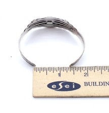 Sterling Silver Turquoise Fred Harvey ERA cuff bracelet 24.4g - Additional view 5