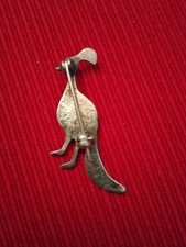 Vintage Fred Harvey Era Sterling Silver Navajo Sandcast Road Runner Pin Brooch - Additional view 1