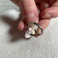 Navajo Ring Turquoise Fred Harvey Era Sterling Oval Handmade Historical Measured - Additional view 5