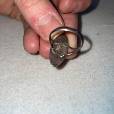 Navajo Ring Turquoise Fred Harvey Era Sterling Oval Handmade Historical Measured - Additional view 7