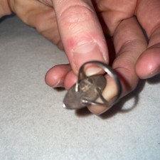 Navajo Ring Turquoise Fred Harvey Era Sterling Oval Handmade Historical Measured - Additional view 8