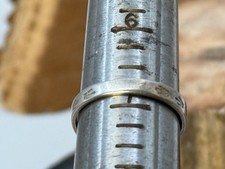 Fred Harvey Era Navajo Sterling Silver Turquoise Beaded Ring sz 6.75--LBB25.18 - Additional view 5