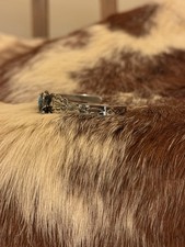 Vintage Navajo  Turquoise Native American Cuff Bracelet Fred Harvey Era - Additional view 2