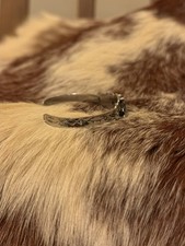 Vintage Navajo  Turquoise Native American Cuff Bracelet Fred Harvey Era - Additional view 5