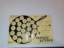Vintage Fred Harvey Menu Pancake Kitchen Milwaukee Capitol Court - Additional view 2