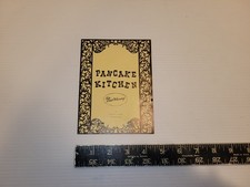 Vintage Fred Harvey Menu Pancake Kitchen Milwaukee Capitol Court