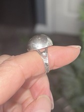 Fred Harvey Early Examples Silver Navajo Pearls Native American Ring Lot Antique - Additional view 4