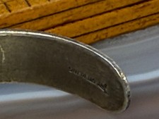 Vintage Bell Trading Fred Harvey Era Sterling Turquoise Stamped Cuff--2794.25 - Additional view 5