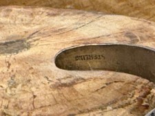 Vintage Navajo Fred Harvey Era Sterling Silver Stamped Cuff--2796.25 - Additional view 5