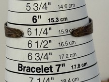 Vintage Navajo Fred Harvey Era Sterling Silver Stamped Cuff--2796.25 - Additional view 6