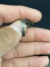 Fred Harvey Era Native American Sterling Silver .925 Turquoise VTG Navajo Ring - Additional view 4