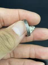 Fred Harvey Era Native American Sterling Silver .925 Turquoise VTG Navajo Ring - Additional view 5