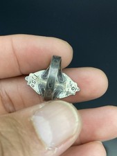 Fred Harvey Era Native American Sterling Silver .925 Turquoise VTG Navajo Ring - Additional view 8