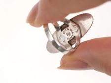 Sz6 Fred Harvey Era Navajo Turquoise/sterling ring JP - Additional view 3