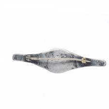 20's-30's Vintage Navajo/Fred Harvey sterling silver/turquoise whirling logs pin - Additional view 2