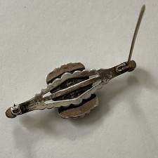 VTG Native American Sterling Silver Turquoise Fred Harvey Era Bar Brooch Pin - Additional view 6