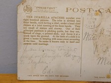 Jicarilla Apache Chief Native American Linen Postcard ~ Fred Harvey ~ Nice - Additional view 6