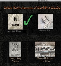 🔥Native American 1950’s Fred Harvey 925 Silver Kingman Turquoise Eagle Lot - Additional view 12