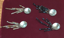 š„Native American Zuni 1950s Fred Harvey 925 Sterling Silver Dangle Stud Earring - Additional view 7