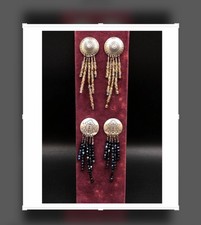 🔥Native American Zuni 1950s Fred Harvey 925 Sterling Silver Dangle Stud Earring