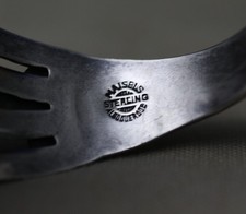 Vintage Fred Harvey Era Navajo Sterling Silver Turquoise Cuff Bracelet Size 6.75 - Additional view 3