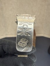 Native American Sterling Fred Harvey Era Turquoise Thunderbird Cuff Bracelet - Additional view 14