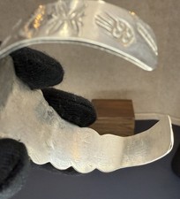 Native American Sterling Fred Harvey Era Turquoise Thunderbird Cuff Bracelet - Additional view 16