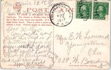 Santa Fe Park in Mid Winter, Needles, California Fred Harvey Postcard c1917 - Additional view 1