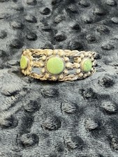 Fred Harvey Era Navajo Sterling Silver Cerrillos Turquoise Arrow Cuff Bracelet