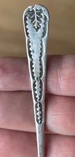 Vintage Navajo old pawn Coin silver Fred Harvey era Stamped Spoon 5” - Additional view 6