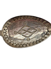 Early Sterling Hand Tooled Stamped Native Design Fred Harvey Era Spoon - Additional view 3