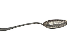 Early Sterling Hand Tooled Stamped Native Design Fred Harvey Era Spoon - Additional view 5