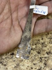 NAVAJO INDIAN SWASTIKA ARROWS FRED HARVEY INGOT STERLING SILVER SOUVENIR SPOON - Additional view 5