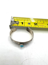 Fred Harvey child or baby Sterling Turquoise Bracelet