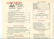 Fred Harvey Menu La Fonda Santa Fe 1957 Old Spinning Wheel Hinsdale Illinois - Additional view 2