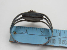 Old Fred Harvey Era Cuff Bracelet Lot Petrified Wood Turqoise PARTS REPAIR - Additional view 12