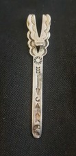 Vintage Native American Fred Harvey Sterling Silver Hand Stamped Bookmark