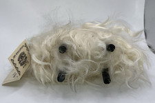 Navajo Folk Art Hand Made Goat or Sheep COA Wood Leather Wool Nails Fred Harvey - Additional view 9