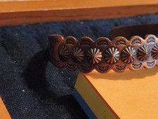 Vintage Fred Harvey Era Copper Cuff Bracelet Southwestern Style - Additional view 2