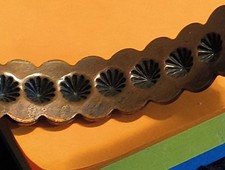 Vintage Fred Harvey Era Copper Cuff Bracelet Southwestern Style - Additional view 12