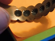 Vintage Fred Harvey Era Copper Cuff Bracelet Southwestern Style - Additional view 13