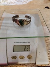 Navajo Fred Harvey Era 1930's Green Turquoise Rattlesnake Whirling Log Silver... - Additional view 19