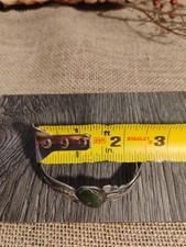 Navajo Fred Harvey Era 1930's Green Turquoise Rattlesnake Whirling Log Silver... - Additional view 23