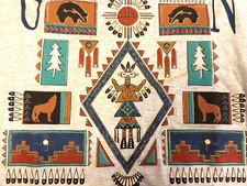 Fred Harvey Trading Company Grand Canyon National Park T Shirt Large Aztec Print - Additional view 3