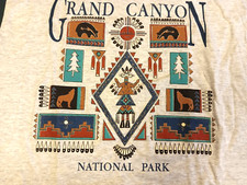 Fred Harvey Trading Company Grand Canyon National Park T Shirt Large Aztec Print - Additional view 6
