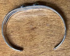 ANTIQUE FRED HARVEY ERA RARE DOUBLE THUNDERBIRD STERLING CUFF BRACELET 18.8 GRAM - Additional view 4