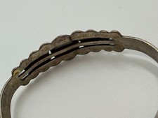 Fred Harvey Era Bracelet Snakes Horseshoe Hammered Souvenir Southwest - Additional view 4