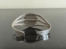 Vintage Navajo Fred Harvey Era Sterling Silver Cuff Bracelet - Additional view 2