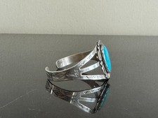 Vintage Navajo Fred Harvey Era Sterling Silver Cuff Bracelet